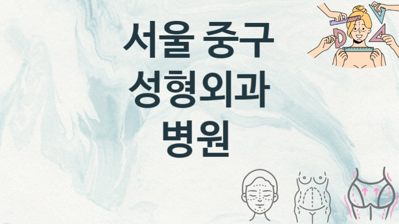 서울 중구 성형외과병의원 추천