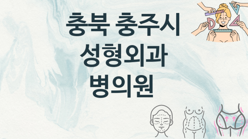 충북 충주시 성형외과병원 안내