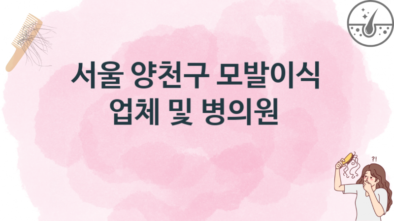 서울 양천구  모발이식 업소병의원