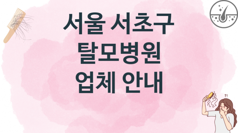 서울 서초구  탈모병원 업소병의원