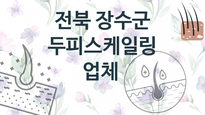 전북 장수군 두피스케일링, 병원 및 업체 비용 추천