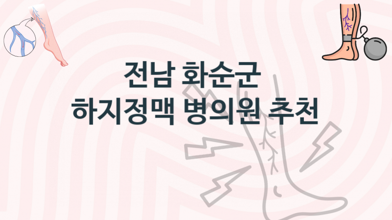 전남 화순군 추천 하지정맥 병의원