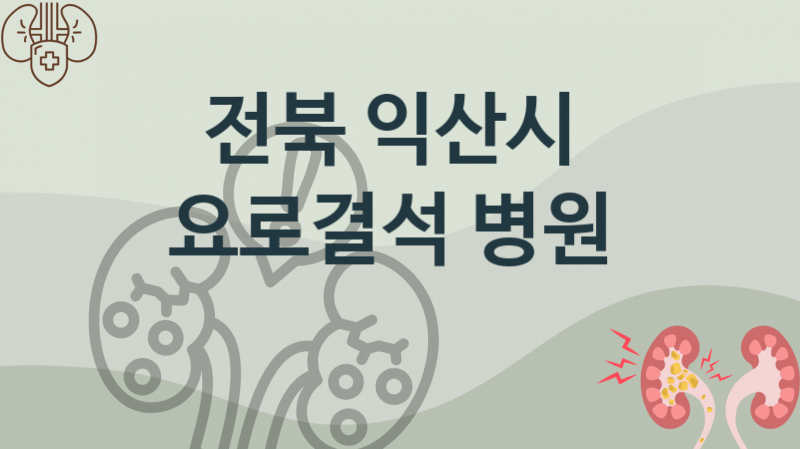 전북 익산시 추천 요로결석 병의원