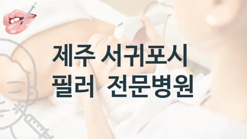 제주 서귀포시 필러 시술 상담 병원 소개