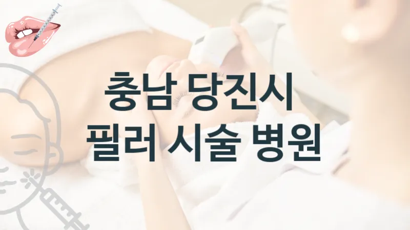 당진시 필러 시술 병원 추천 시술비용 및 관리
