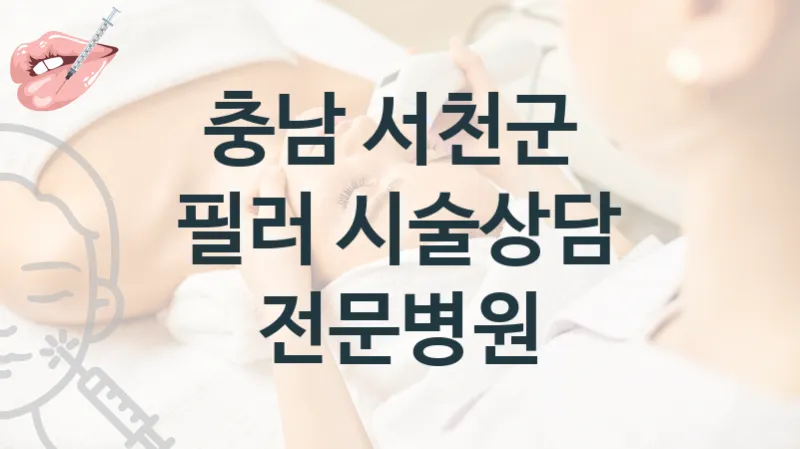 충남 서천군 필러 시술 진료 병원 소개 시술 관리 비용 및 상담
