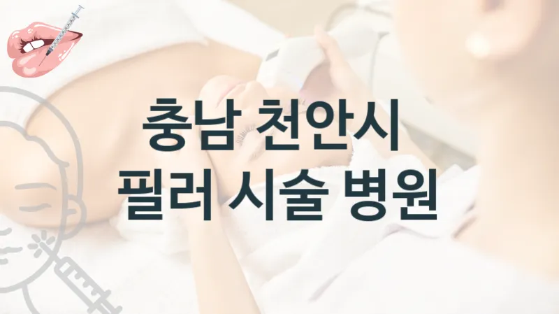 충남 천안시 필러 시술상담 병원 추천 시술 관리 견적 및 상담