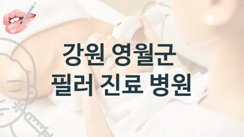 강원 영월군 필러 치료 및 관리 병원 소개