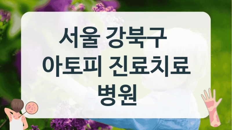 서울 강북구 
아토피 진료치료 병원