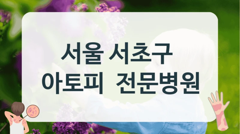 서울 서초구 
아토피  전문병원