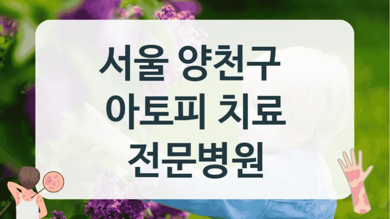 서울 양천구 
아토피 치료 전문병원