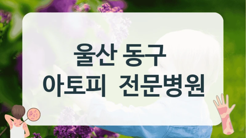 동구 아토피 피부 상태 개선 치료 병원 안내