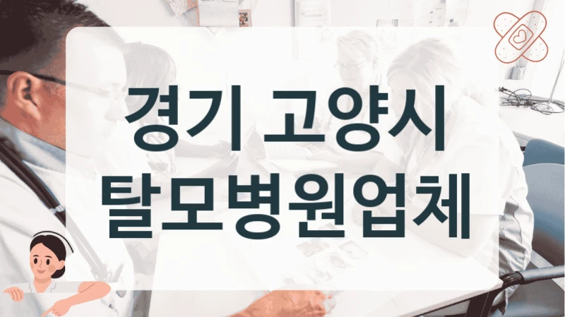 경기 고양시 탈모병원업체